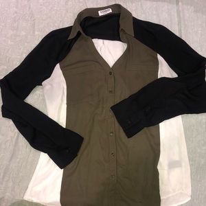 Express portofino button down, size medium.